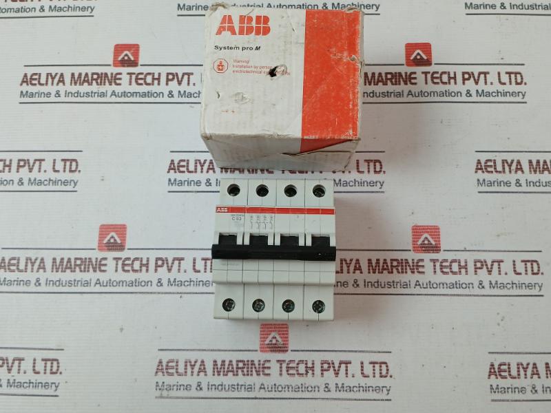 Abb Sh204M-c63 Circuit Breaker 440V Ac 50 Hz Is/Iec 60898-1, 1Sys274011R0634