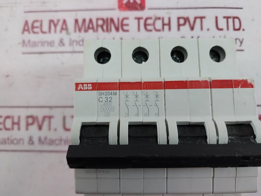 Abb Sh204M Miniature Circuit Breaker M065E19165A 10000/3 400V Cm/L-4459776