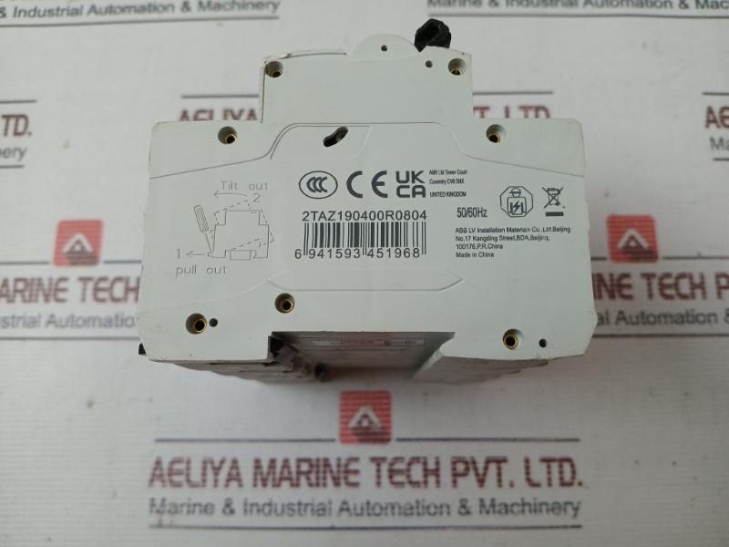 Abb Sh804 Circuit Breaker 80A 415V 4-pole 10Ka Iec 60947-2