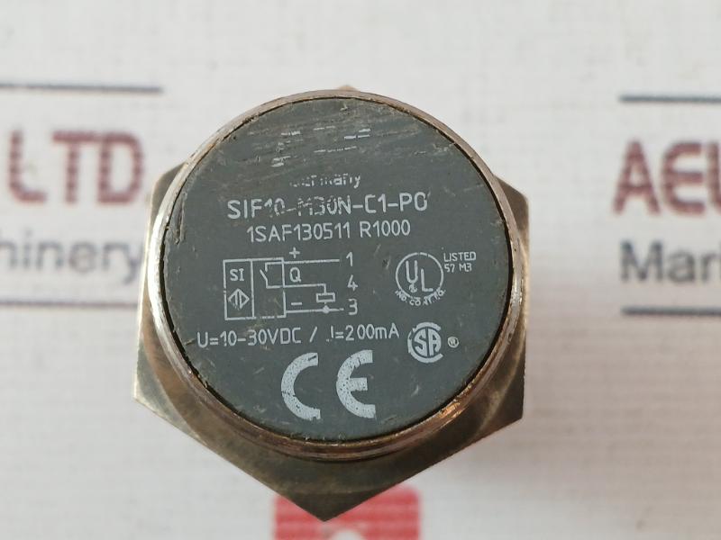Abb Sif10-m30N-c1-po Proximity Sensors 1Saf130511 R1000 10-30Vdc/200Ma