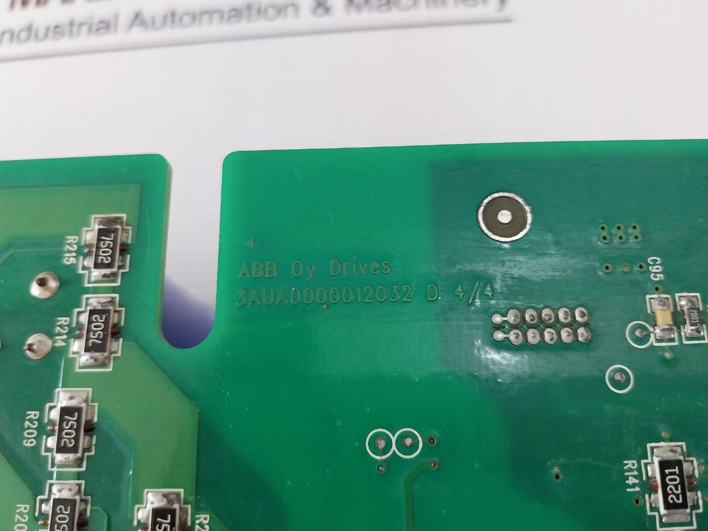 Abb Sint4420C Inverter Driver Board Sint44X0 Rev K 300V 28Awg