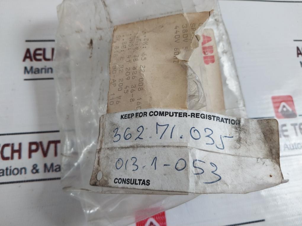 Abb Sk 816 100 Contactor Coil