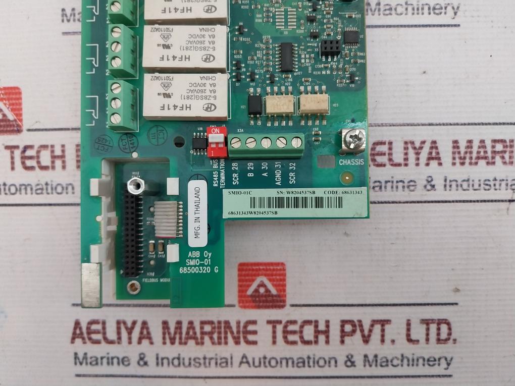 Abb Smio-01C Control Card 68631343 1820724 182Lf E243951