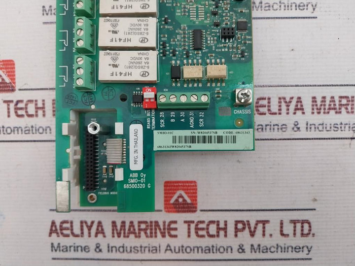 Abb Smio-01C Control Card 68631343 1820724 182Lf E243951