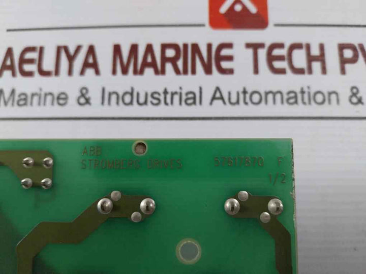Abb Snat 7902 Efd Inverter Drive Board 57617870 F 2/2