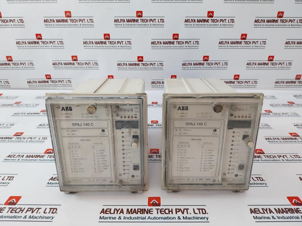 Abb Spaj 140 C Over-current And Earth-fault Relay 50Hz