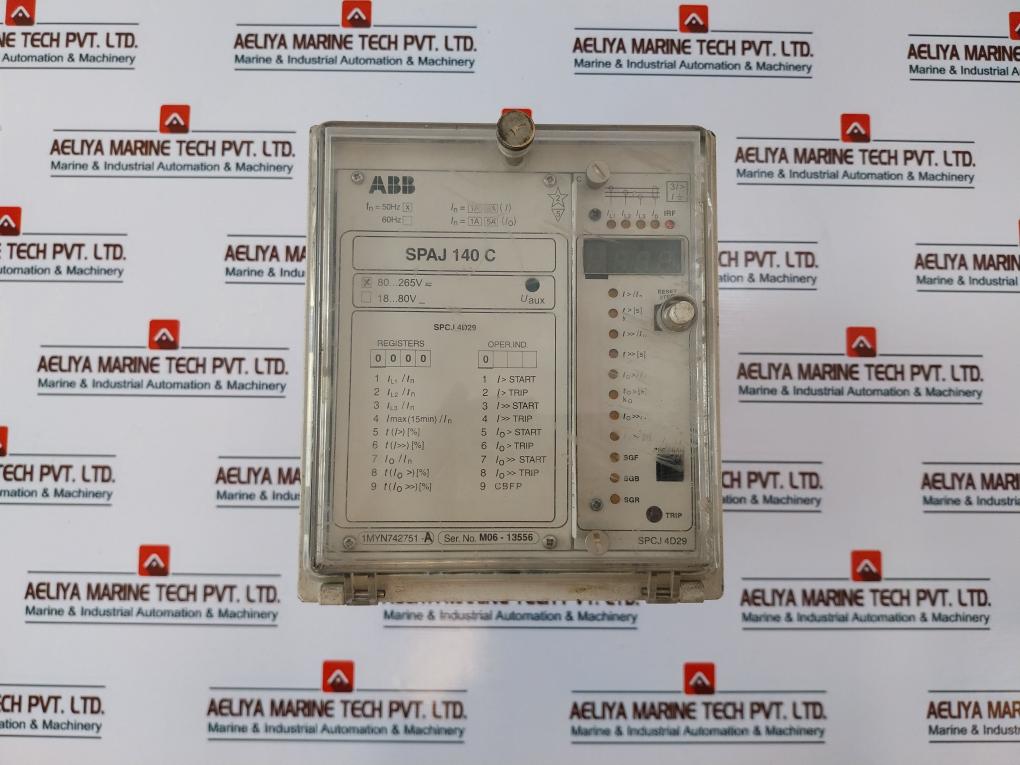 Abb Spaj 140 C Over-current And Earth-fault Relay 50Hz