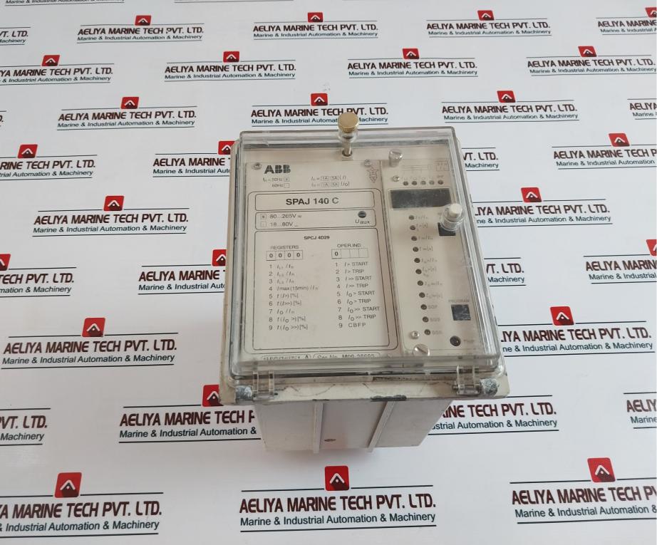 Abb Spaj 140 C Overcurrent And Earth-fault Protection Relay