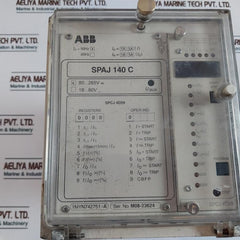 Abb Spaj140C Overcurrent And Earth-fault Relay 80-265Vac/Dc