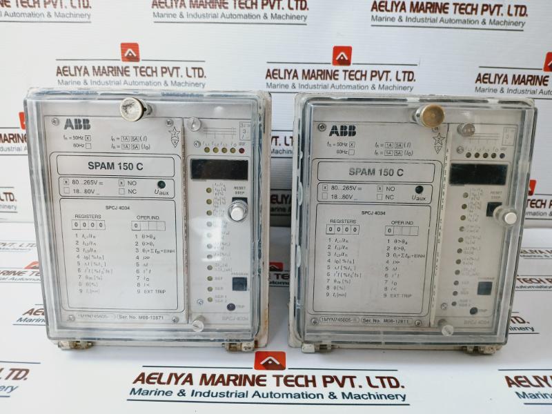 Abb Spam 150 C 1Myn745605-a Motor Protection Relay Spcj 4D34