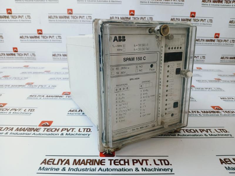 Abb Spam 150 C 1Myn745605-a Motor Protection Relay Spcj 4D34