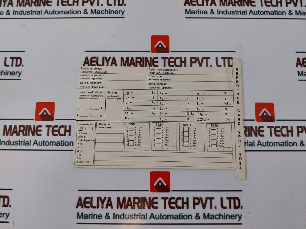 Abb Spam 150 C Motor Protection Relay 1Myn745605-a 50Hz