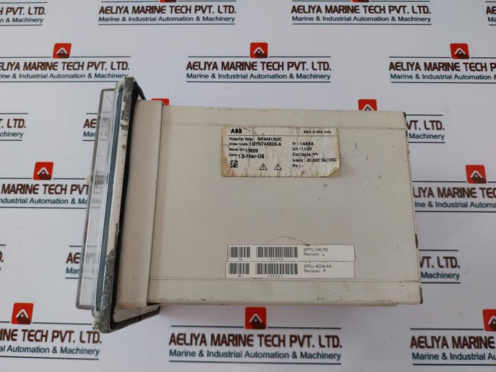 Abb Spam 150 C Motor Protection Relay 1Myn745605-a 50Hz