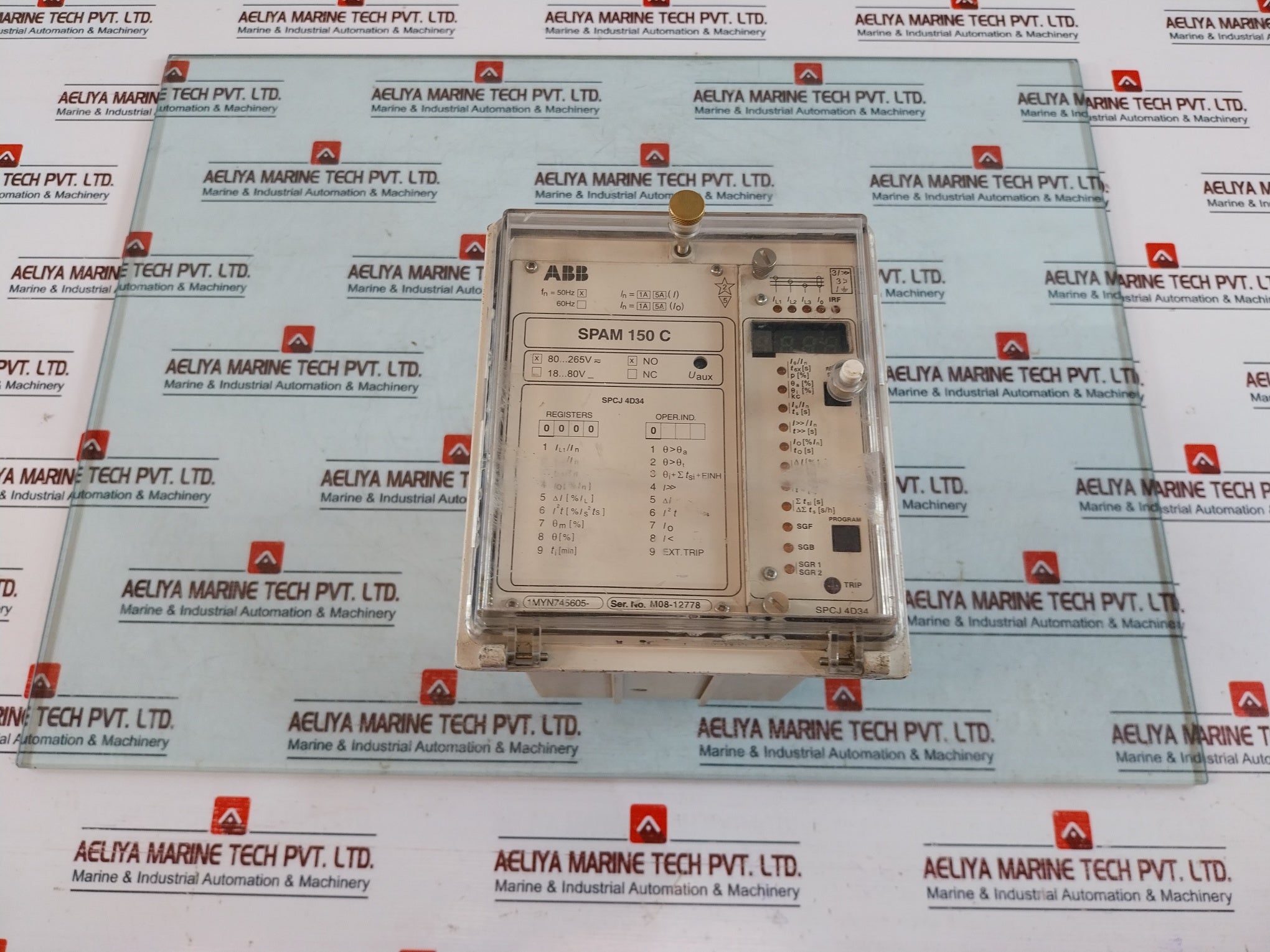 Abb Spam150C Motor Protection Relay 1Myn745605-a 80-265 Vac/Dc 50Hz