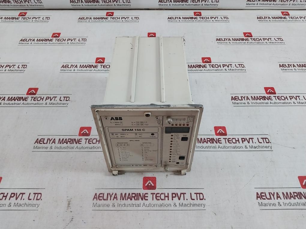Abb Spam 150 C Motor Protection Relay 80-265V- Spcj 4D34 1Myn745605-a