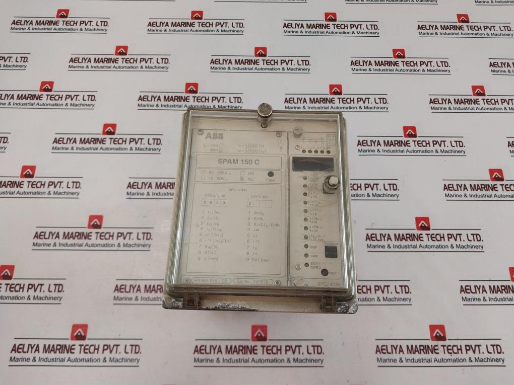 Abb Spam 150 C Motor Protection Relay Spcj 4D34-da