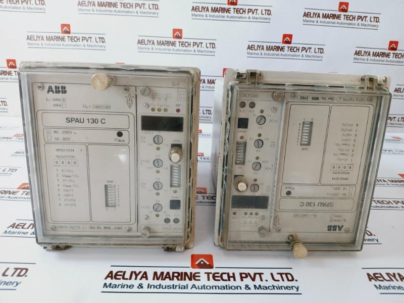 Abb Spau 130 C Three Phase Voltage Relay 1Myn 742775-a Spcu 3C14