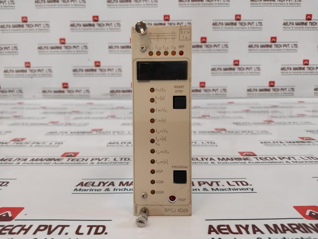 Abb Spcj 4D29-ab Overcurrent And Earth-fault Relay Module Rev: K