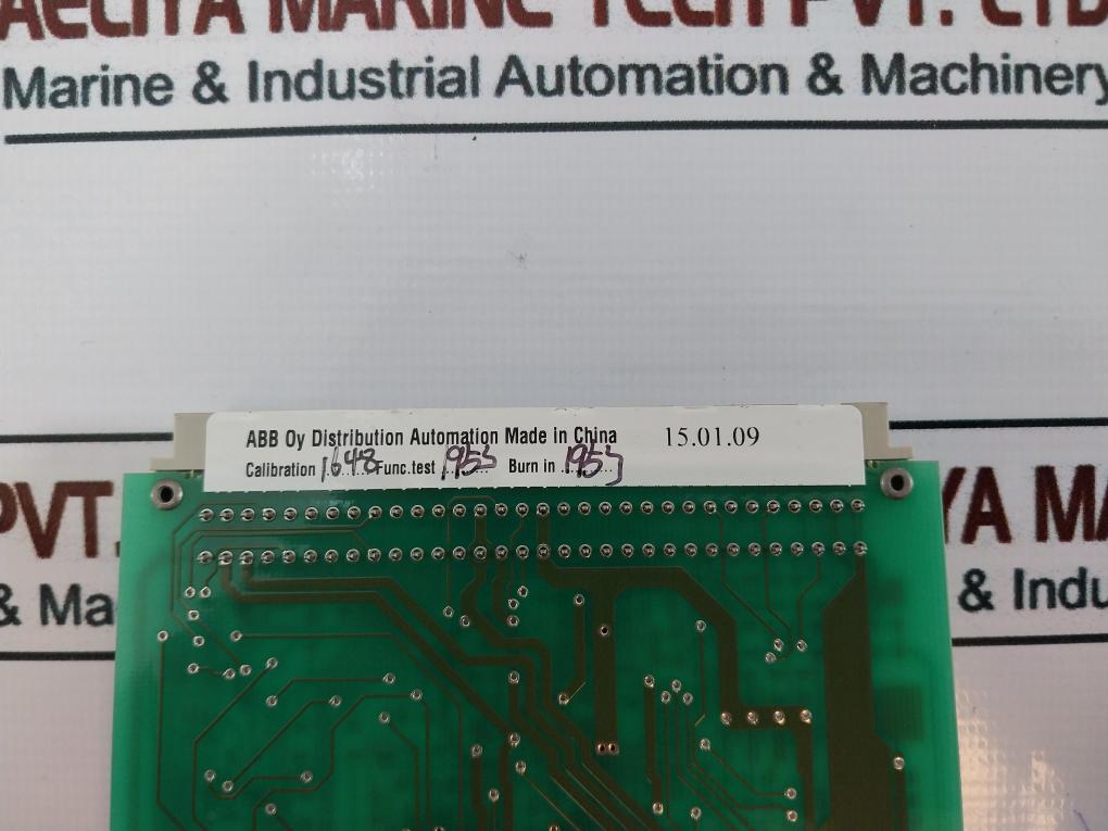 Abb Spcj 4D29-ab Overcurrent And Earth-fault Relay Module Rev: K