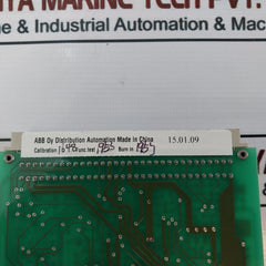 Abb Spcj 4D29-ab Overcurrent And Earth-fault Relay Module Rev: K