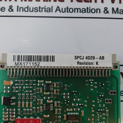Abb Spcj 4D29-ab Overcurrent And Earth-fault Relay Module Rev: K