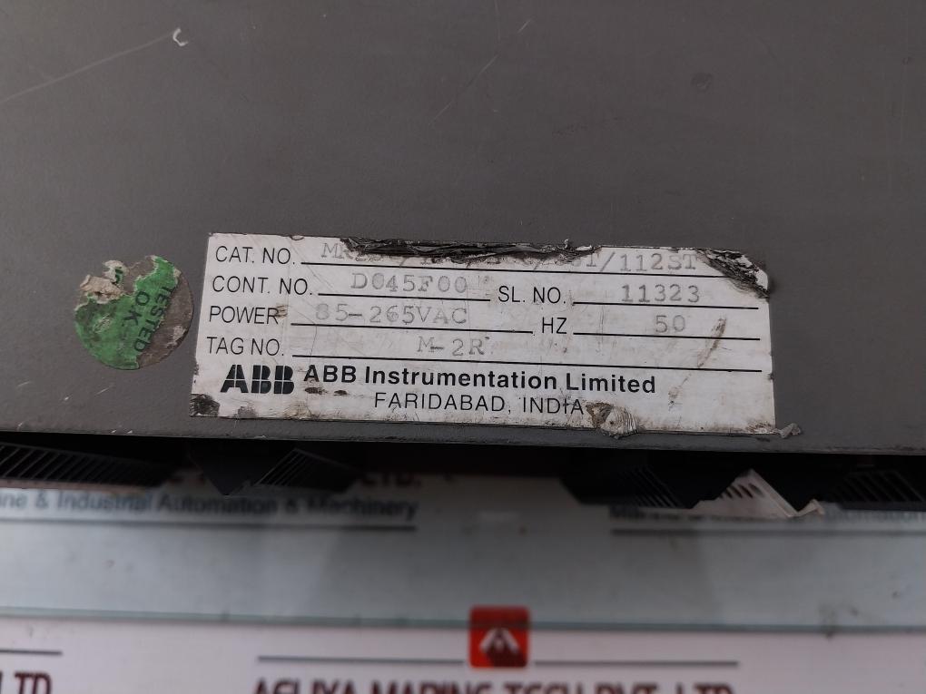 Abb Sr250 Chart Recorders D045F00 85-265Vac