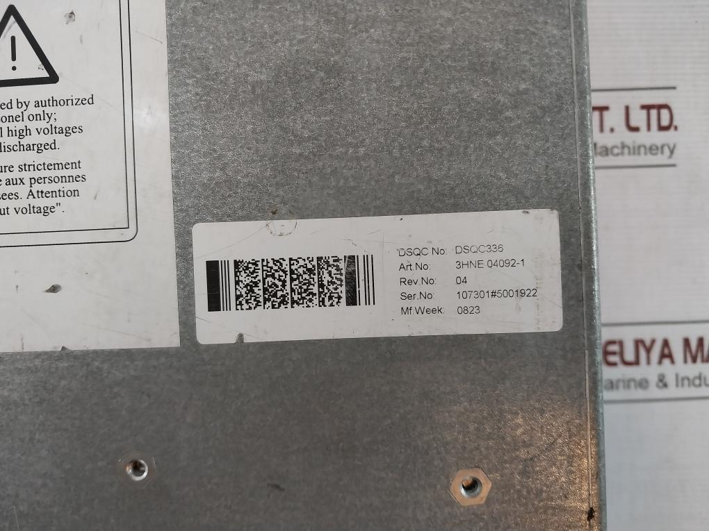 Abb Sr 92C210 Power Supply Dsqc336 3Hne 04092-1 Rev.No: 04 94V-0