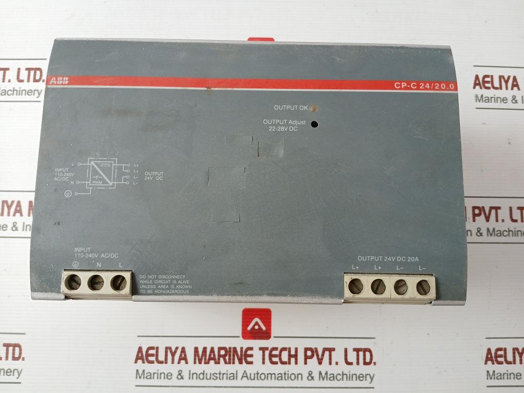 Abb Switch Mode Power Supply Part No: Cp-c 24/20.0 - 22-28V Dc 462-480W