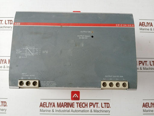 Abb Switch Mode Power Supply Part No: Cp-c 24/20.0 - 22-28V Dc 462-480W