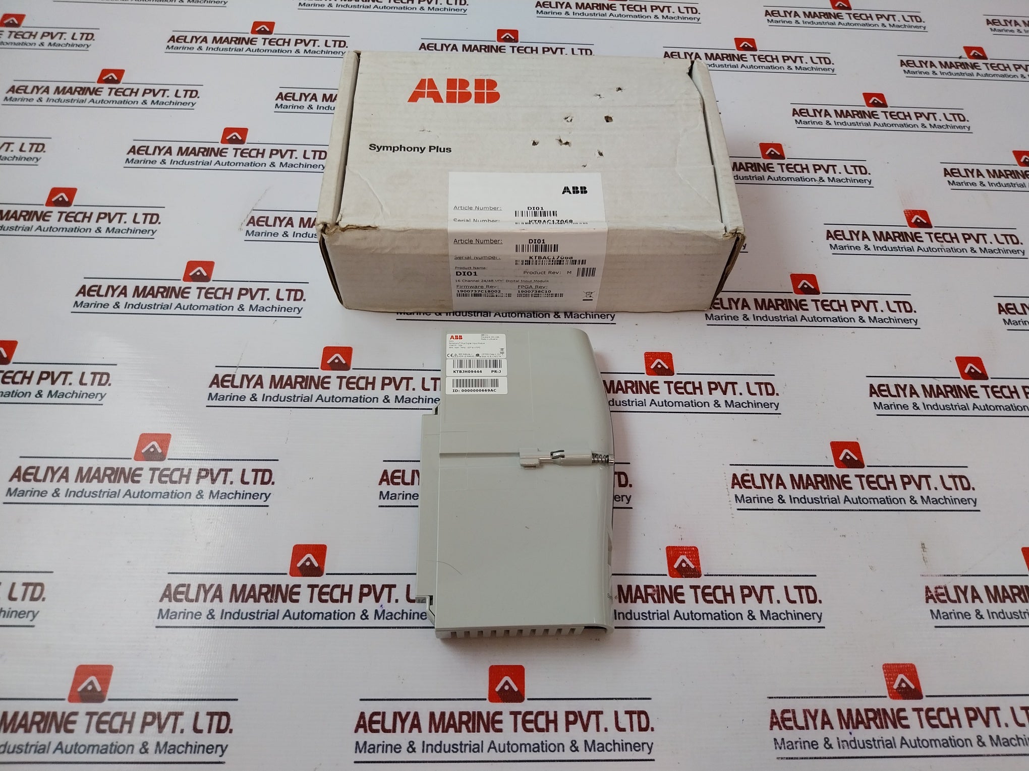 Abb Symphony Plus Di01 Digital Input Module +24V---, 15A