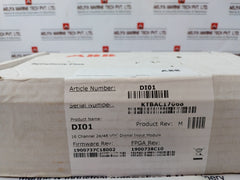 Abb Symphony Plus Di01 Digital Input Module +24V---, 15A