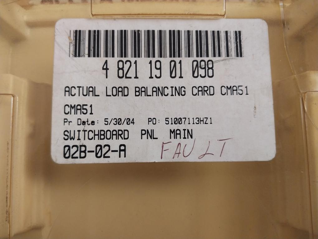 Abb Synpol Cma 51 Gvt 360 5976 Pcb Card Cma 51-2