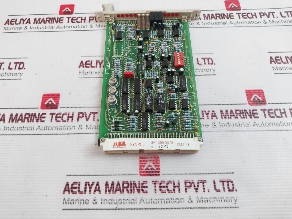 Abb Synpol Gvt 360 5976 Pcb Card Cma 51-2