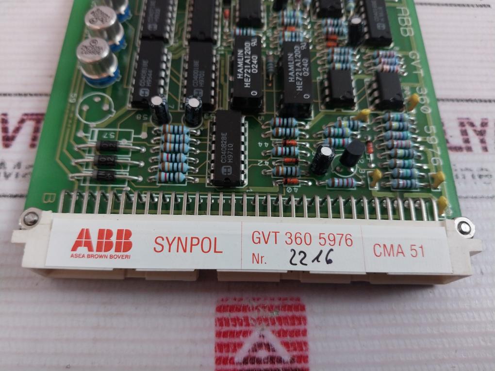 Abb Synpol Gvt 360 5976 Pcb Card Cma 51-2
