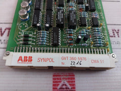 Abb Synpol Gvt 360 5976 Pcb Card Cma 51-2