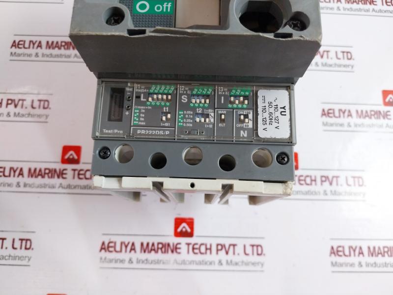 Abb T4h 250 Circuit Breaker Tmax 3 Pole 600v 50-60hz 40°c