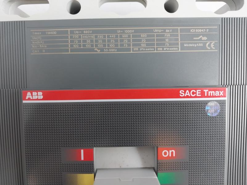Abb T6N 630 Tma 630-6300 3P F F Moulded Case Circuit Breaker Sace Tmax 630A