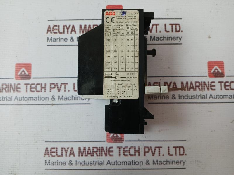 Abb T75 Du Type 2 Thermal Overload Relay 660/690V 10A