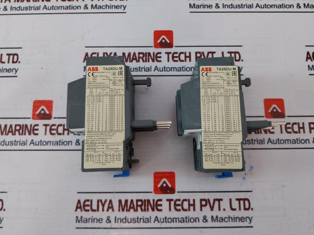 Abb Ta25Du-1.8M Thermal Overload Relay 1.3-1.8A