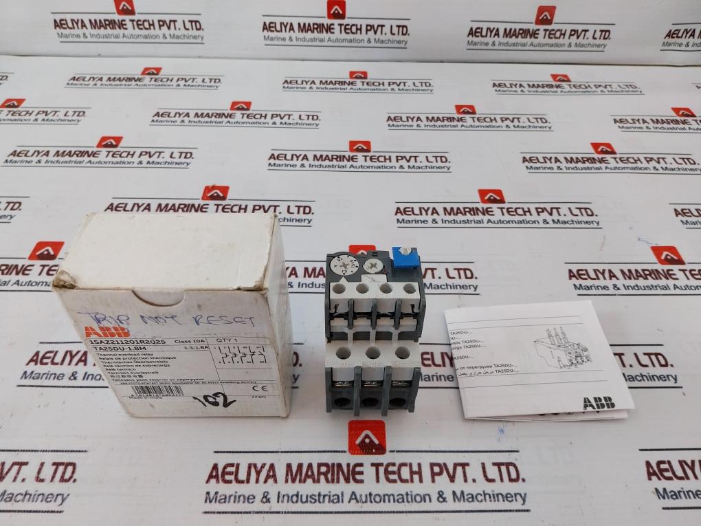 Abb Ta25Du-1.8M Thermal Overload Relay 1.3-1.8A