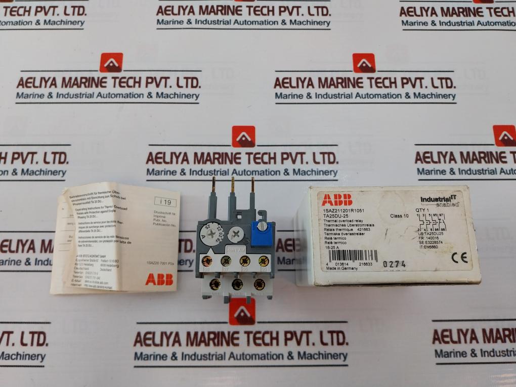 Abb Ta25Du-25 Thermal Overload Relay 18-25A