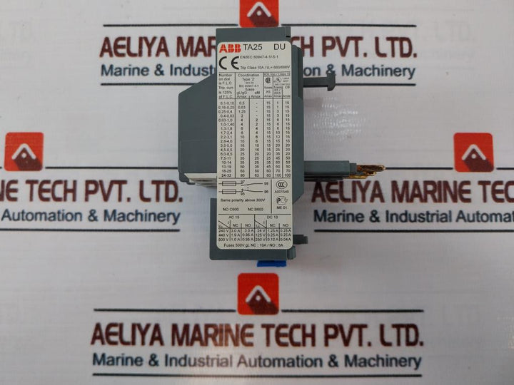 Abb Ta25Du-25 Thermal Overload Relay 18-25A