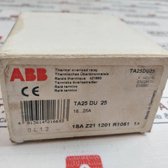 Abb Ta25 Du 25 Thermal Overload Relay 18-25A