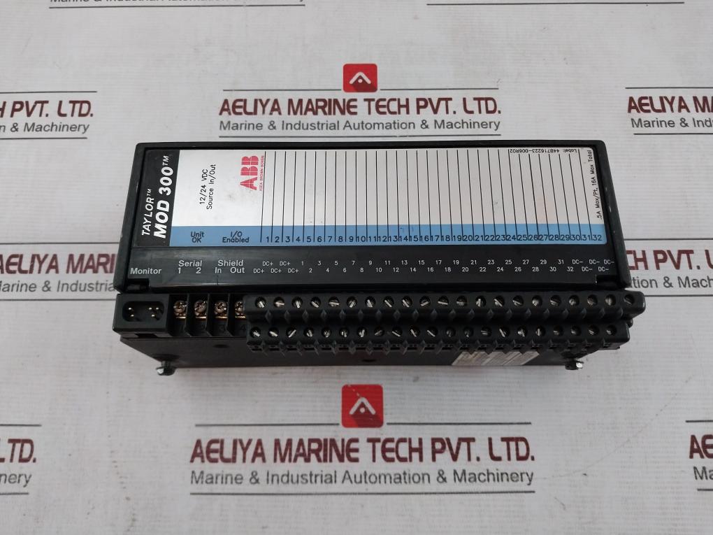 Abb Taylor Mod 300 12/24V Dc Source Input/Output Module 44B716223-006R02