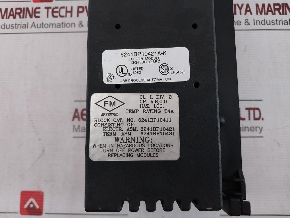 Abb Taylor Mod 300 12/24V Dc Source Input/Output Module 44B716223-006R02