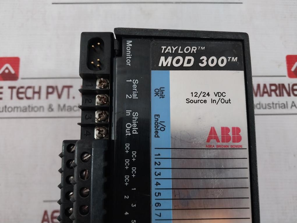 Abb Taylor Mod 300 12/24V Dc Source Input/Output Module 44B716223-006R02