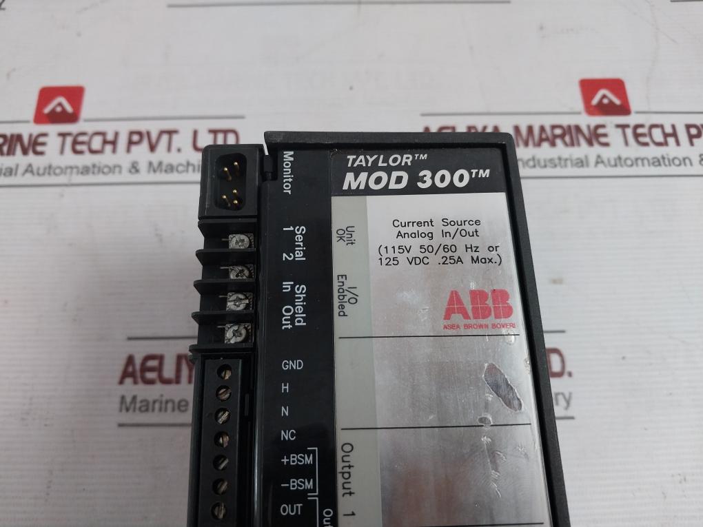 Abb Taylor Mod 300 6231Bp10920D-k Input Output Plc Module 115V 50/60Hz