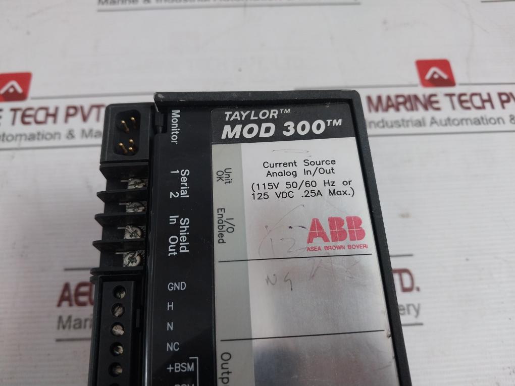Abb Taylor Mod 300 Analog Terminal I/O Block 6231Bp10920D-k 115V 50/60Hz