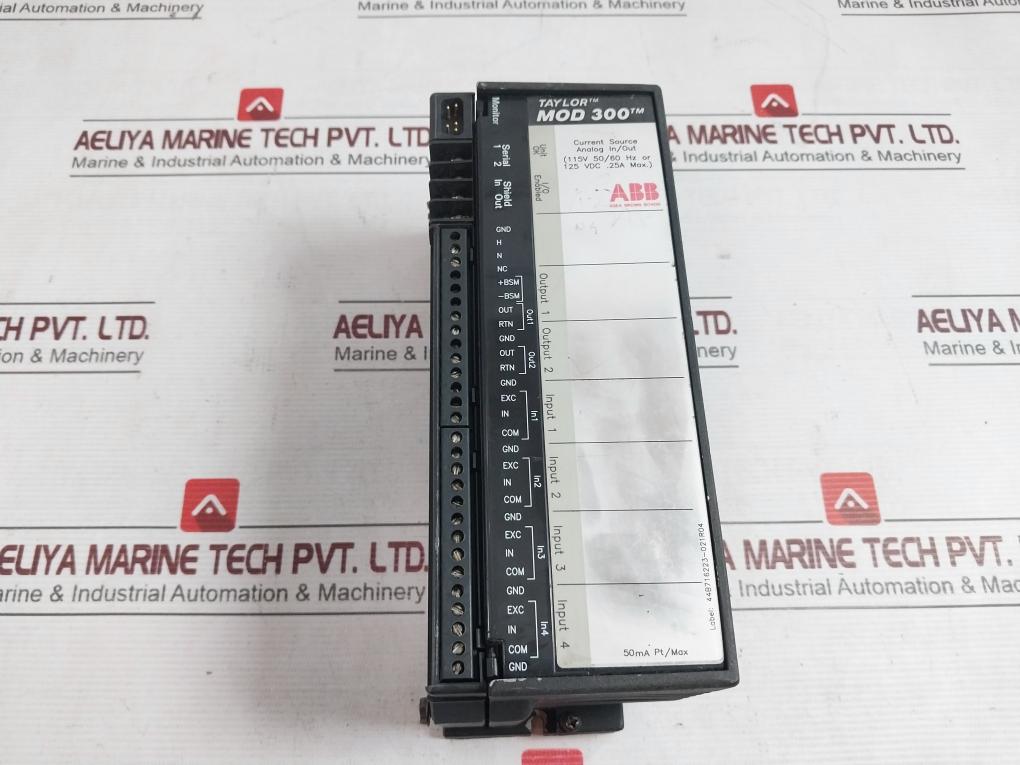 Abb Taylor Mod 300 Analog Terminal I/O Block 6231Bp10920D-k 115V 50/60Hz
