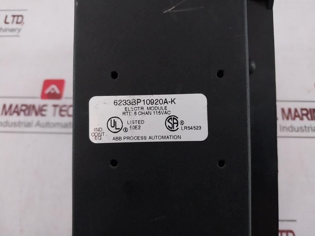Abb Taylor Mod 300 Rtd Input Module 115V 50/60Hz 44B716223-016R03 24/48 Vdc